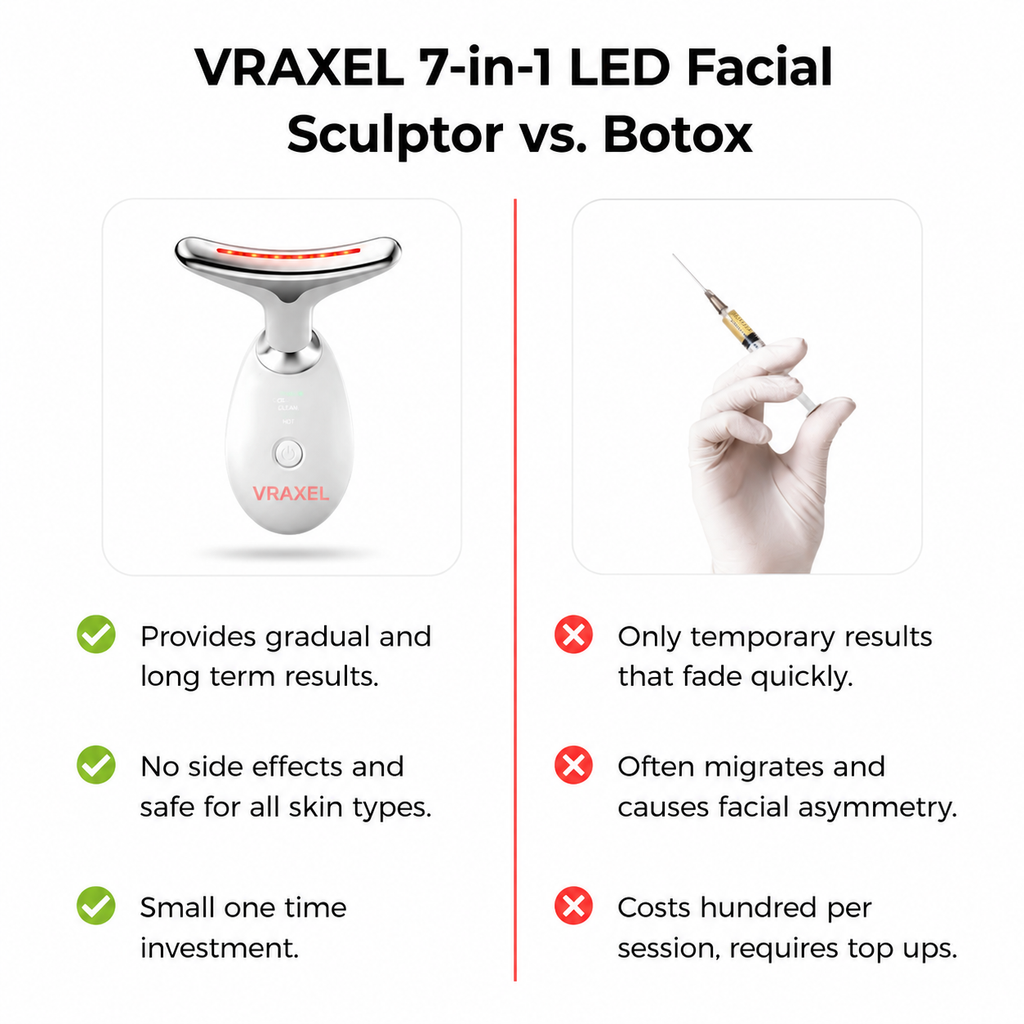 VRAXEL LED Thermal Neck Lifting Massager